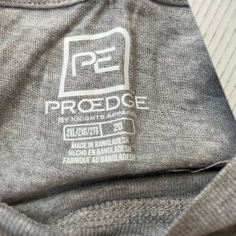 Pro Edge Gray Georgia Bulldogs Long Sleeve Tee - Picture 4 of 8